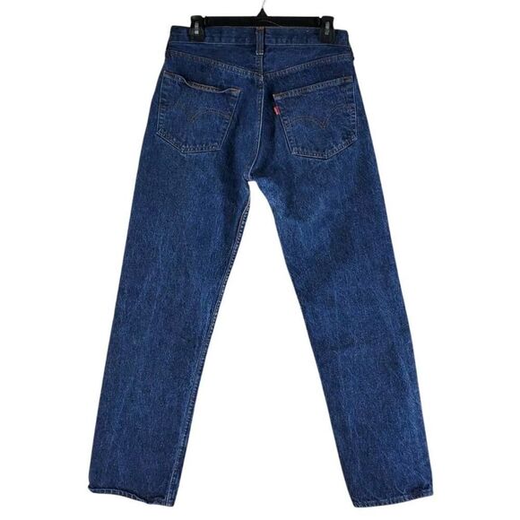 Levis 501 Jeans Men 32x33 (29x29.5) Med Blue Hi Rise True Vtg 520 USA 03/84 - Picture 12 of 16